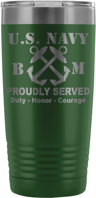 S Navy Boatswain's Mate Navy Bm Proudly Served - Tumbler (700x700), Png Download