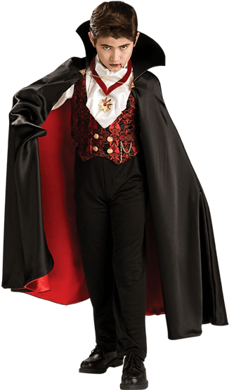 Boys Transylvanian Vampire Costume - Kids Transylvanian Vampire Costume (555x555), Png Download