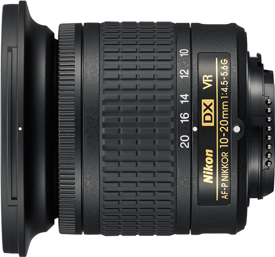 Af P Dx Nikkor 10 20mm F/4 - 16 35mm Canon Ii (700x595), Png Download