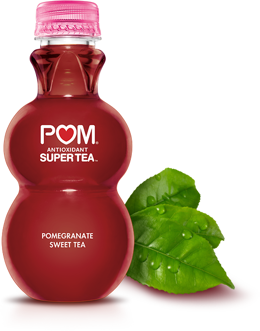 Pom Wonderful Pomegranate Honey Green Tea (517x658), Png Download