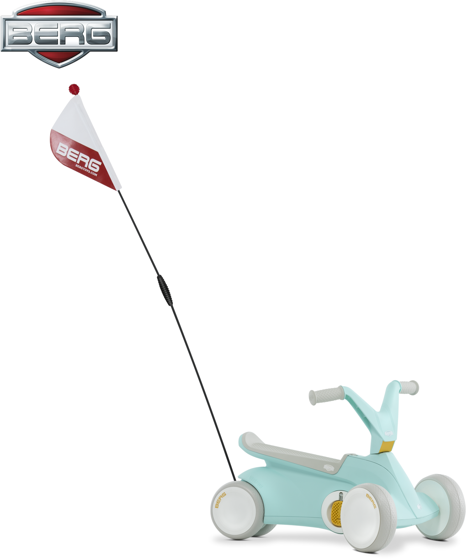 Berg Go2 Mint Berg Safety Flag Rx4f4fylgdae - Berg Toys (1931x2048), Png Download