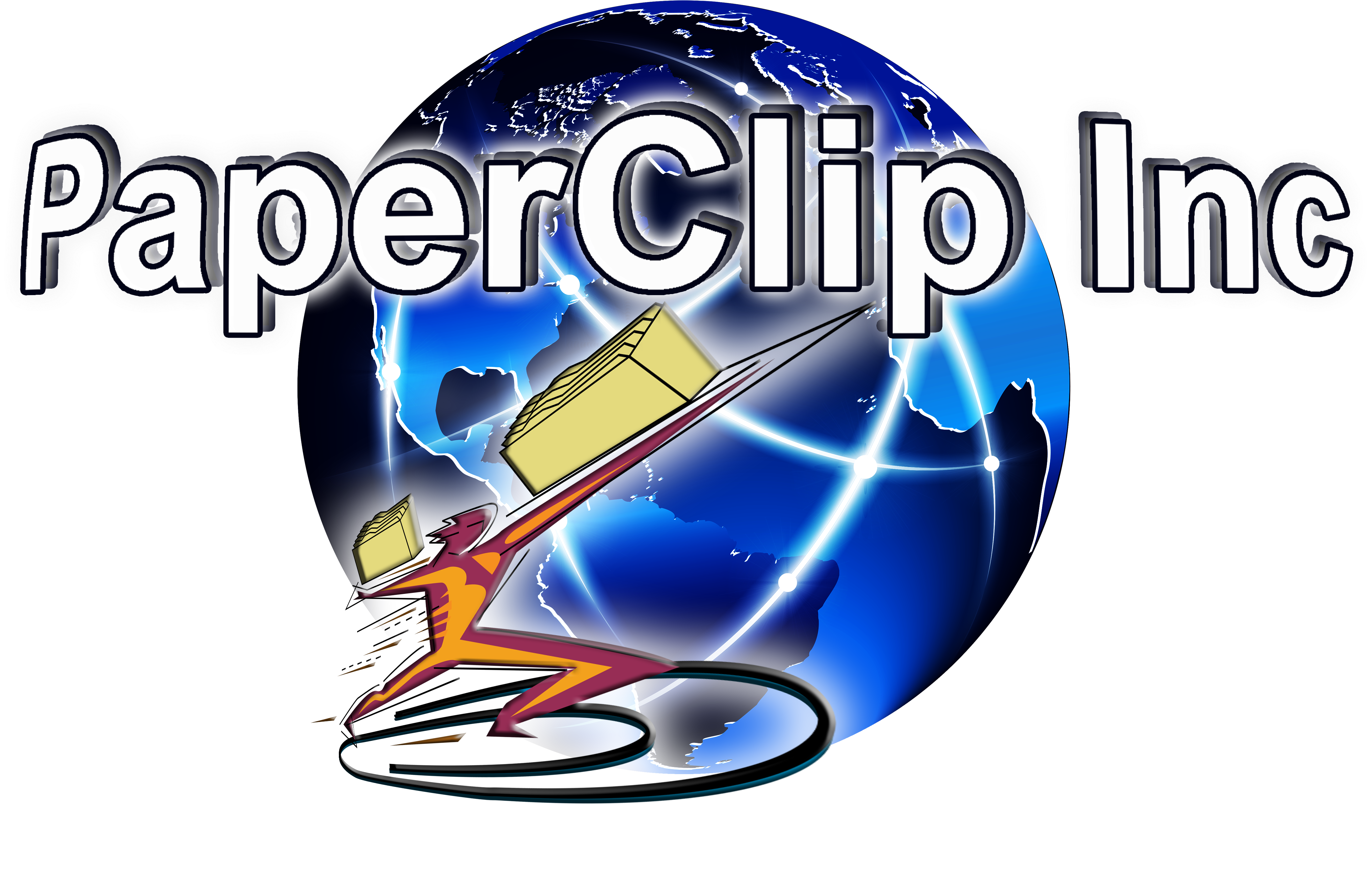 Bluesun Partners With Paperclip Bringing A New Document - Paperclip (4800x3293), Png Download