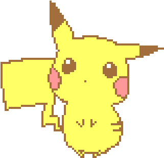 Kawaii Tumblr Art - Pixel Art Kawaii Pikachu (960x640), Png Download