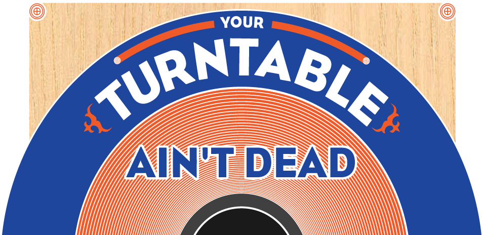 Audio Element Your Turntable Ain't Dead - Phonograph Record (960x463), Png Download