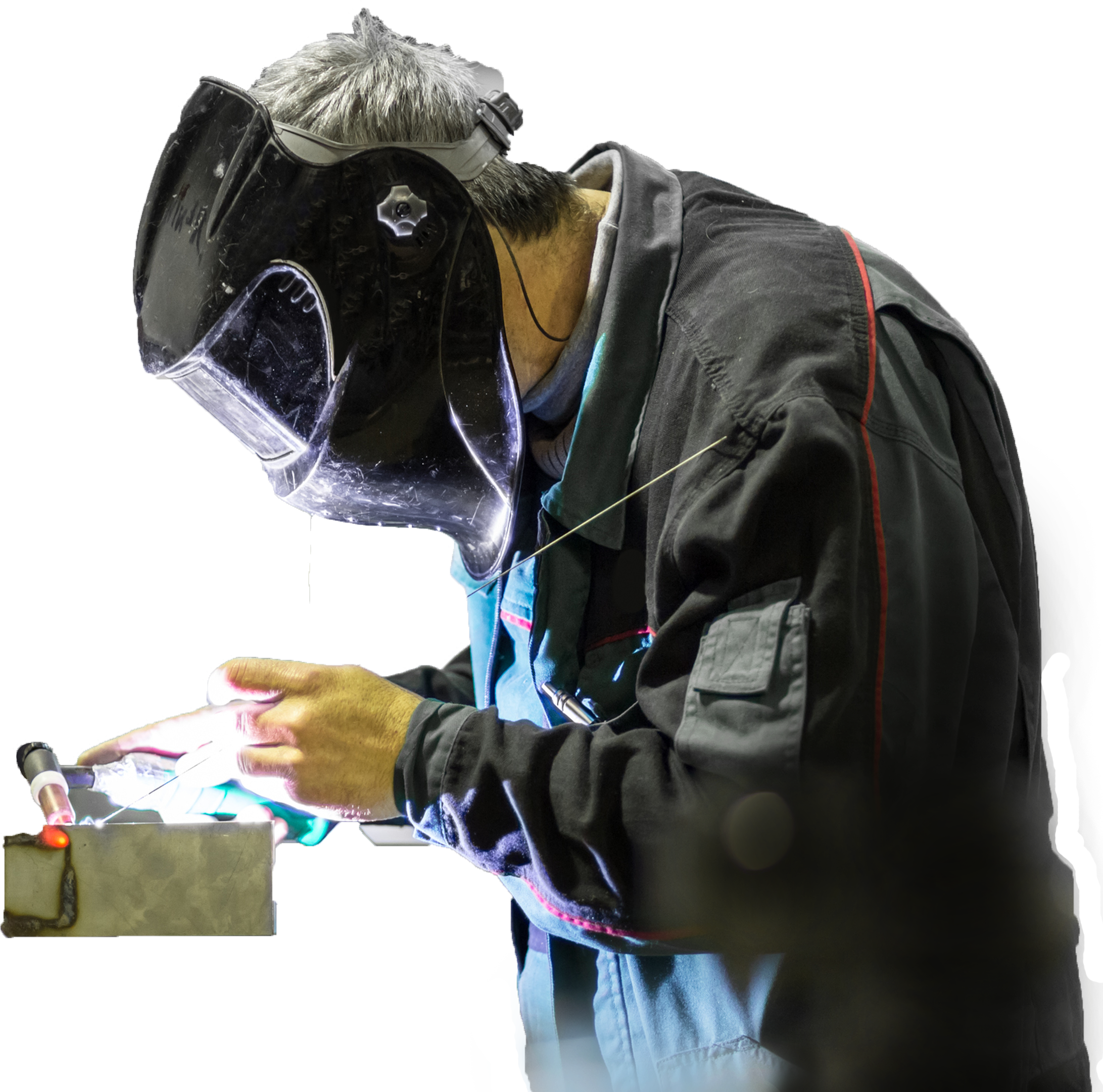 Fabtech 2018 Welder Image 2 - Diving Equipment (2183x2162), Png Download