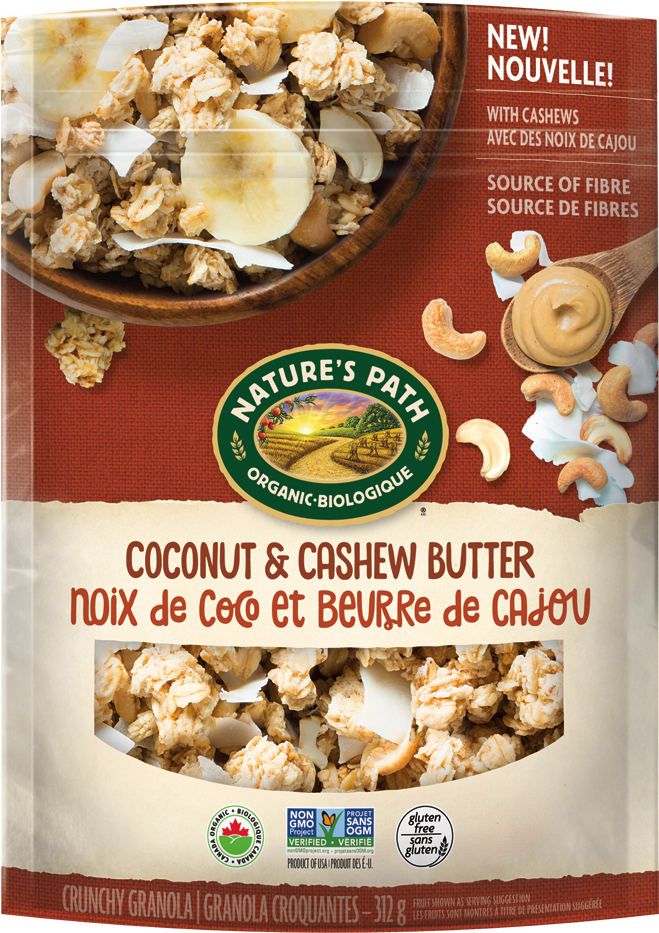 Coconut Cashew Butter Granola (720x960), Png Download