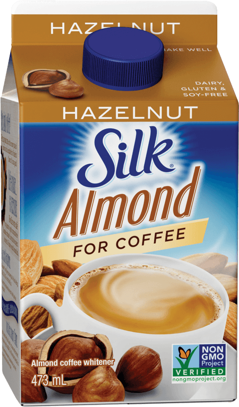 Hazelnut Almond Coffee Whitener - Silk Hazelnut Almond Coffee Whitener (496x1130), Png Download