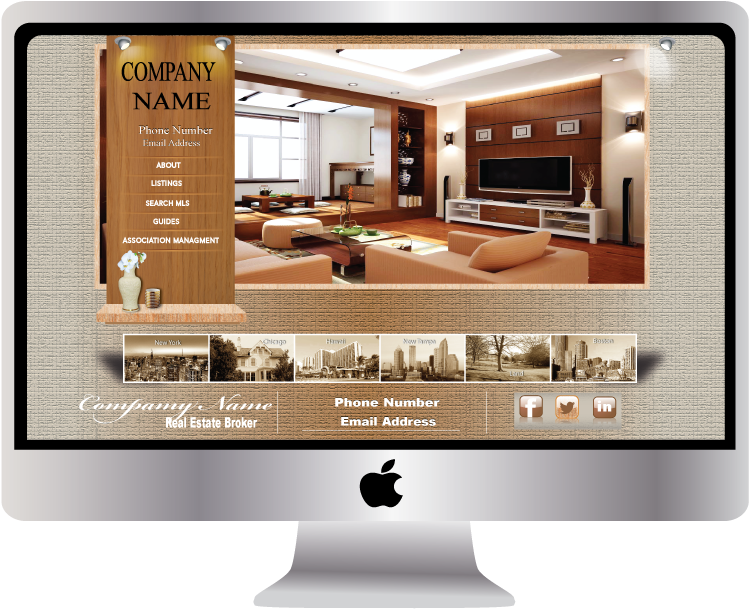 Brown Mac Computer - Computer (756x618), Png Download