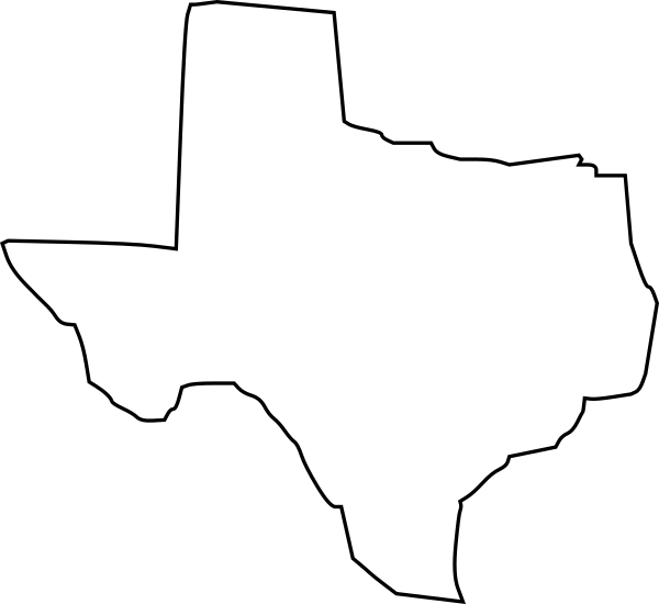 Texas (600x550), Png Download