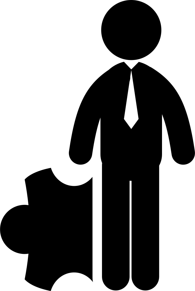 Png File Svg - Man Puzzle Icon (656x980), Png Download