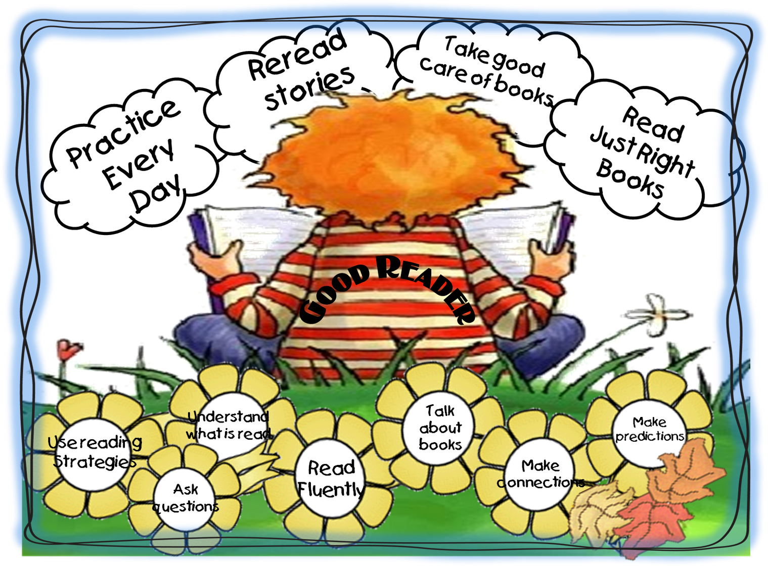 Kids Good Reader Poster (1600x1204), Png Download