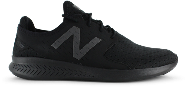 New Balance Coast V3 Mens Black - Adidas Shoes Black (685x478), Png Download