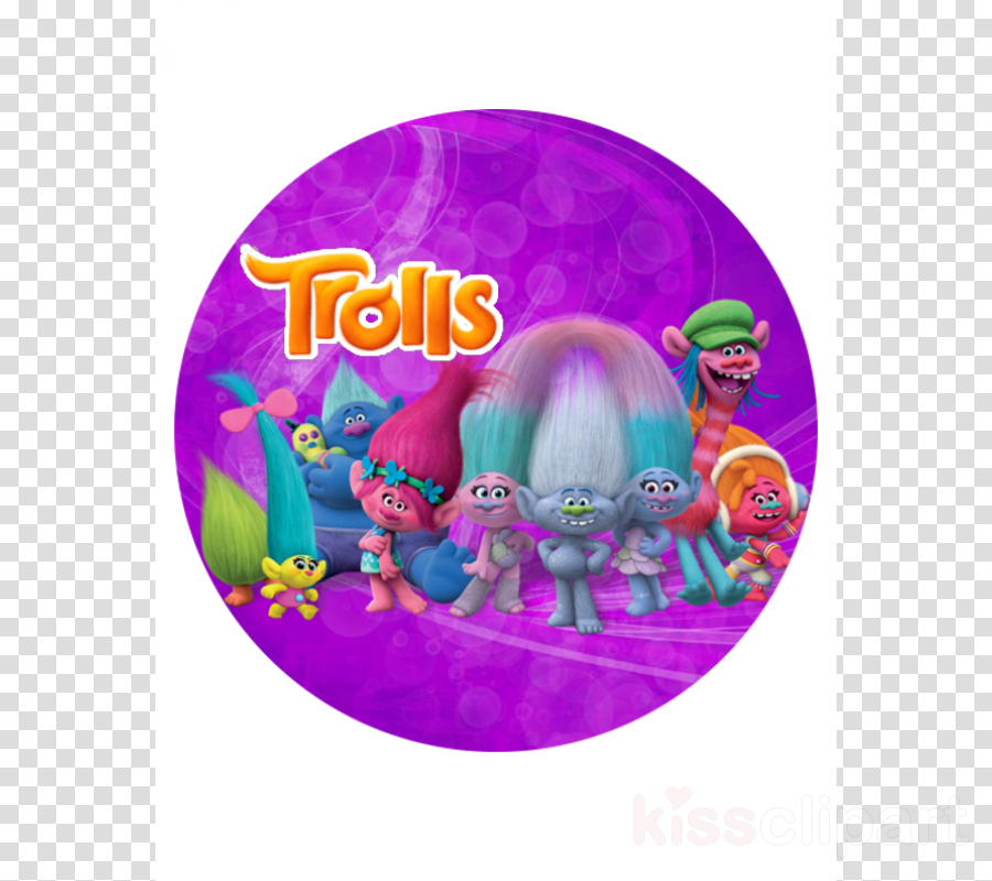Download Playbyplay 12" / 30 Cm Dreamworks Trolls Soft - Trolls 2016 Blu Ray (900x800), Png Download