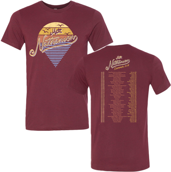 Summer Sunset Tour Tee - Sunset (600x600), Png Download