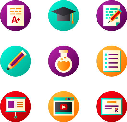College - Marketing Flat Icon (600x564), Png Download