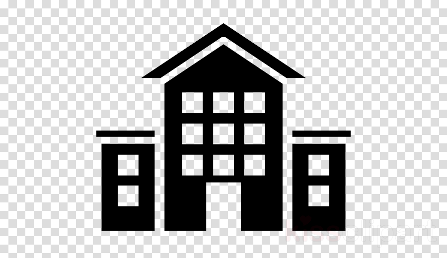 School Building Png Black Clipart School Building Clip Logo Gedung Sekolah Full Size Png Download Seekpng