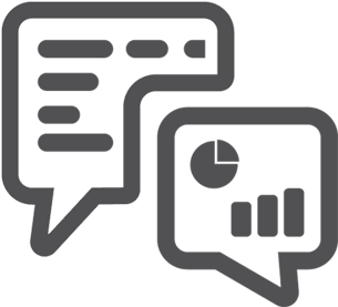 Interpret Define Speech Bubble Conversation Help Chat - Communication (922x400), Png Download