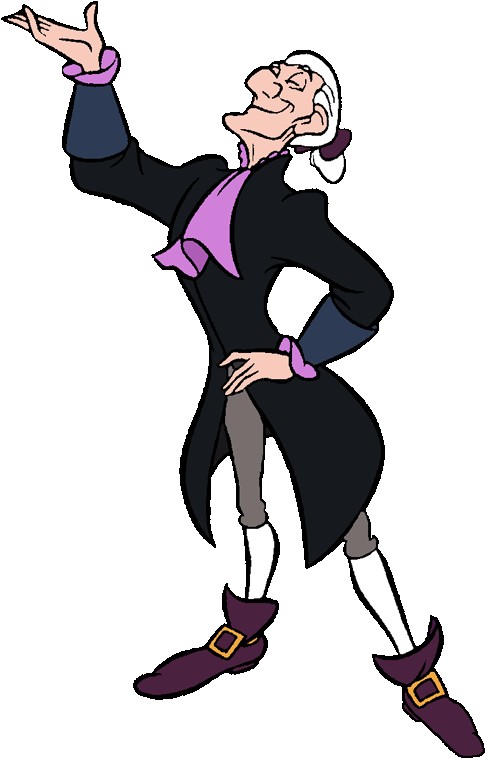 Disney Little Mermaid Clipart Sebastian - Little Mermaid Characters Grimsby (500x777), Png Download