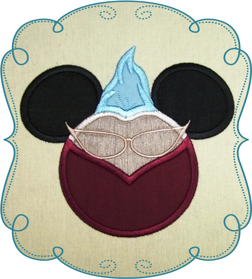 Gromilda - Embroidery Christmas Designs Mickey Minnie (1000x1000), Png Download
