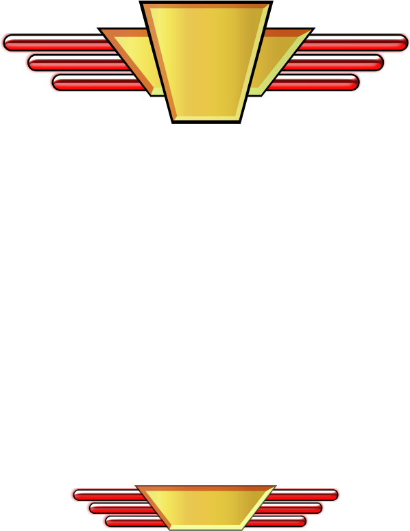 Medium Image - Art Deco Borders Png Clip Art (598x775), Png Download