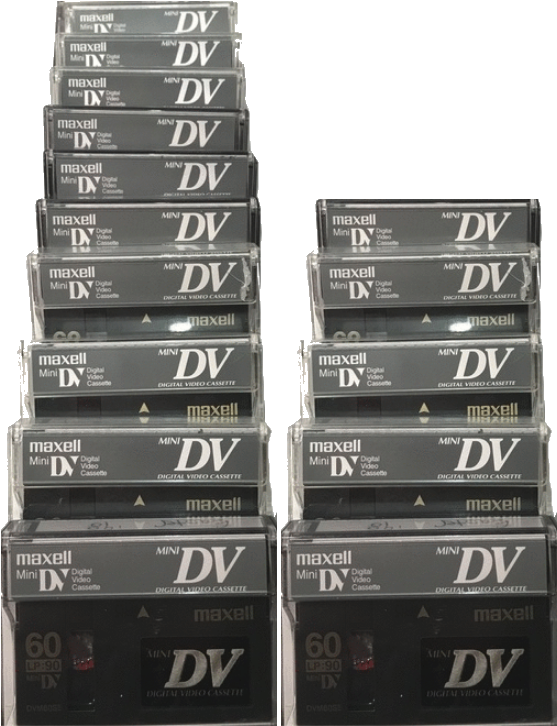 Load Image Into Gallery Viewer, Digitization Of - Tdk 60 Minute Mini Dv Digital Video Cassette 6 Pack (562x748), Png Download