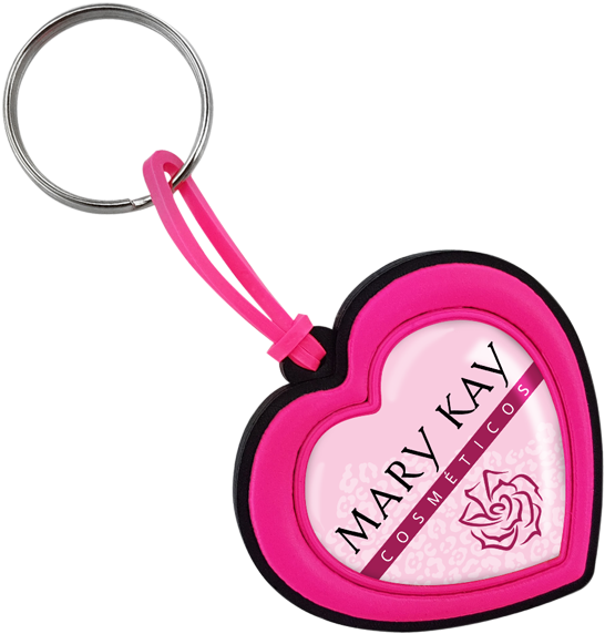 Chaveiros De Borracha Em Formato De Coração 5,4×4,5 - Mary Kay (800x600), Png Download