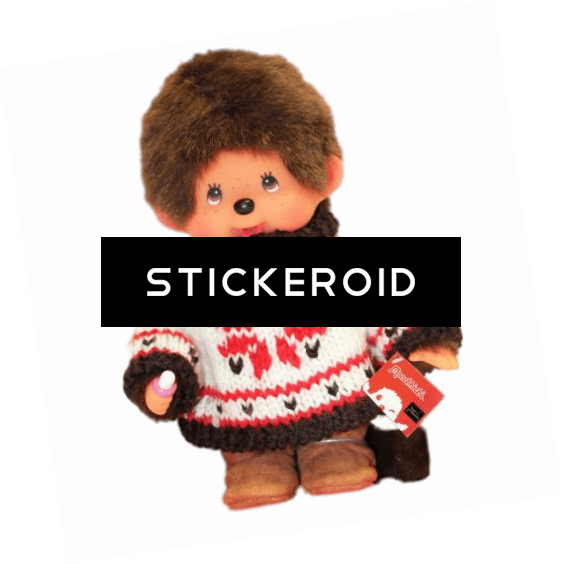 Monchhichi Winter Pullover - Peluche Monchhichi Pôle Nord 20 Cm (563x564), Png Download