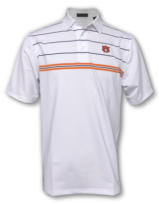 Double Chest Stripe Performance Polo - Embroidery (800x800), Png Download