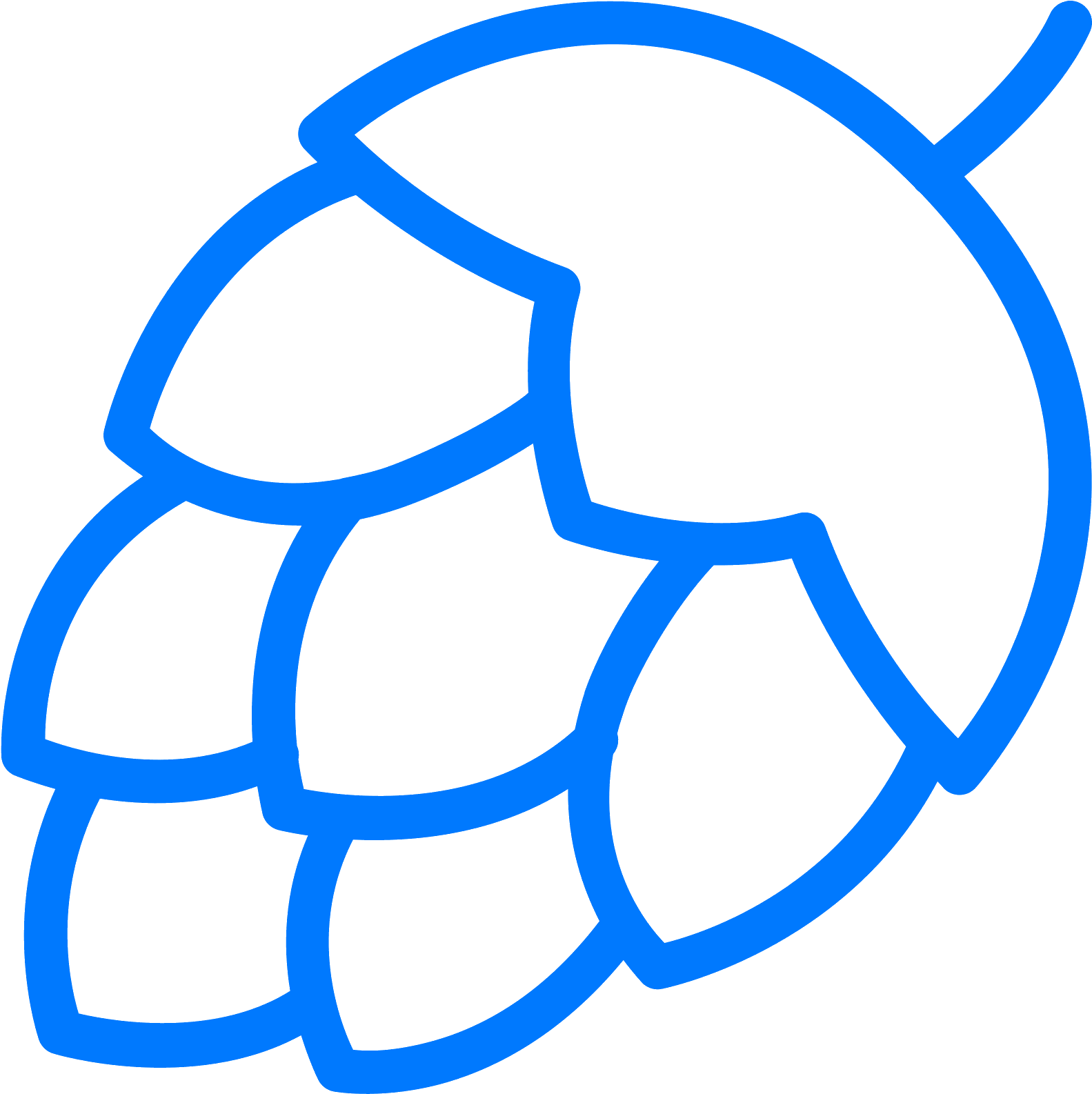 Transparent Download Hops Common Ale Clip - Beer Hops Clipart Black And White (1600x1600), Png Download