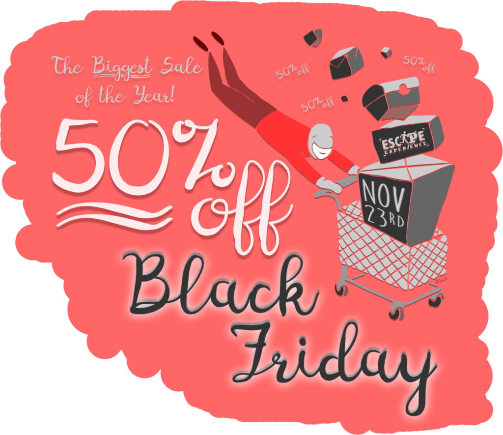 50% Off Black Friday Sale 3 More Deals To Experience - 50 Off Black Friday Thru Cyber Monday (1024x885), Png Download