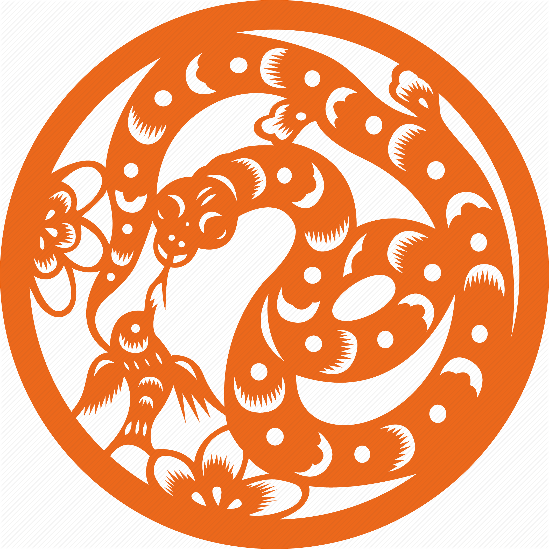 Chinese Signs Png - Chinese Zodiac Snake (2118x2118), Png Download