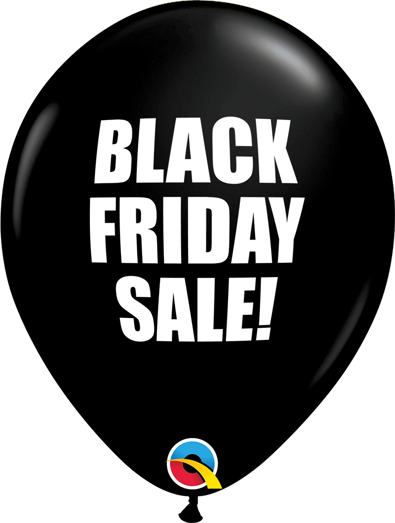 Black Friday Balloons - Christmas Sale Signs (800x1059), Png Download