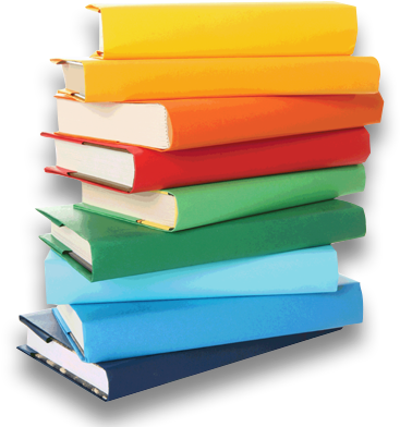 Bookprinting Background 2018 Adult Fiction Books - Stack Of Books (940x429), Png Download