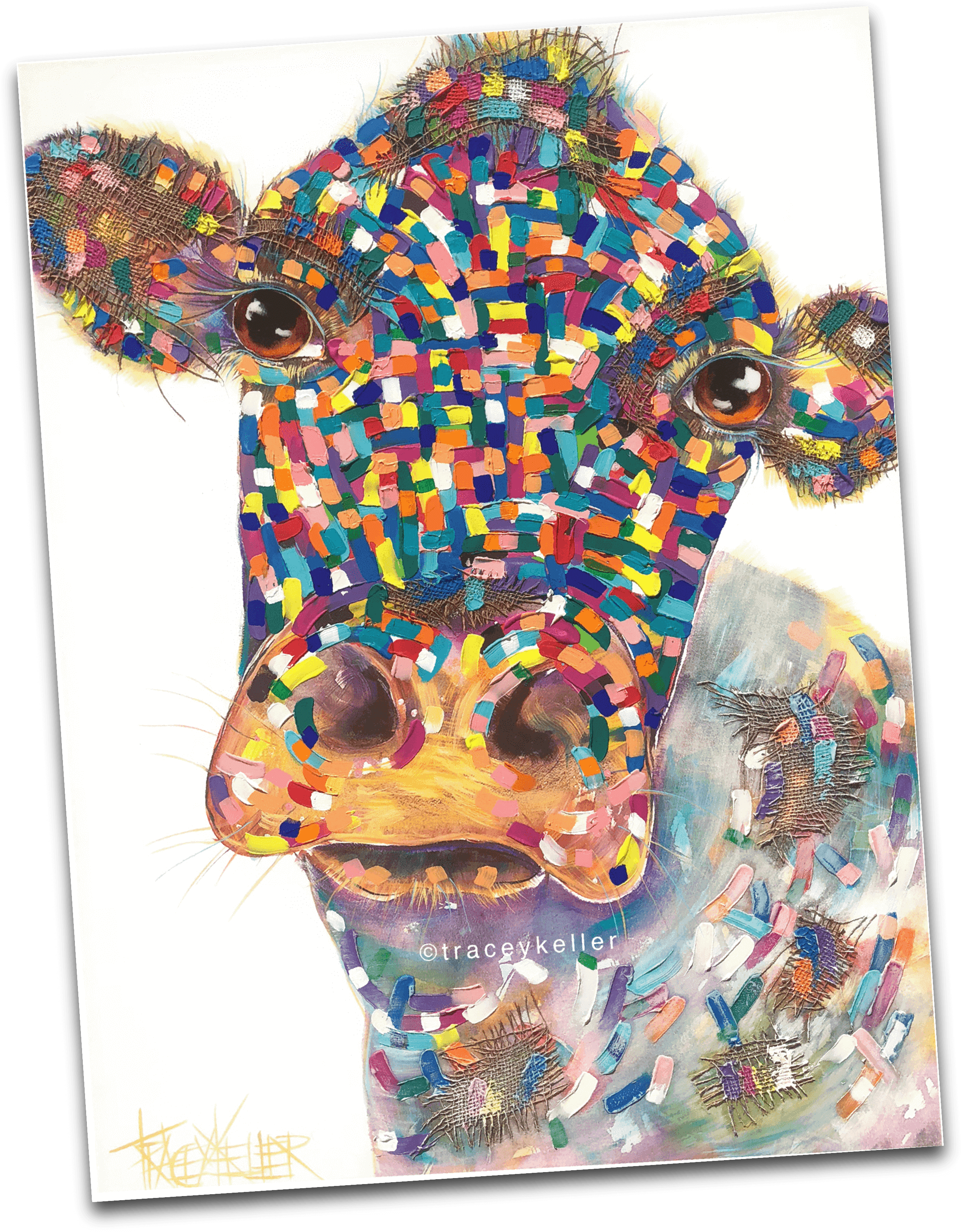 Hand Finished Limited Edition Prints - Eumundi Markets Animal Art (2601x3317), Png Download