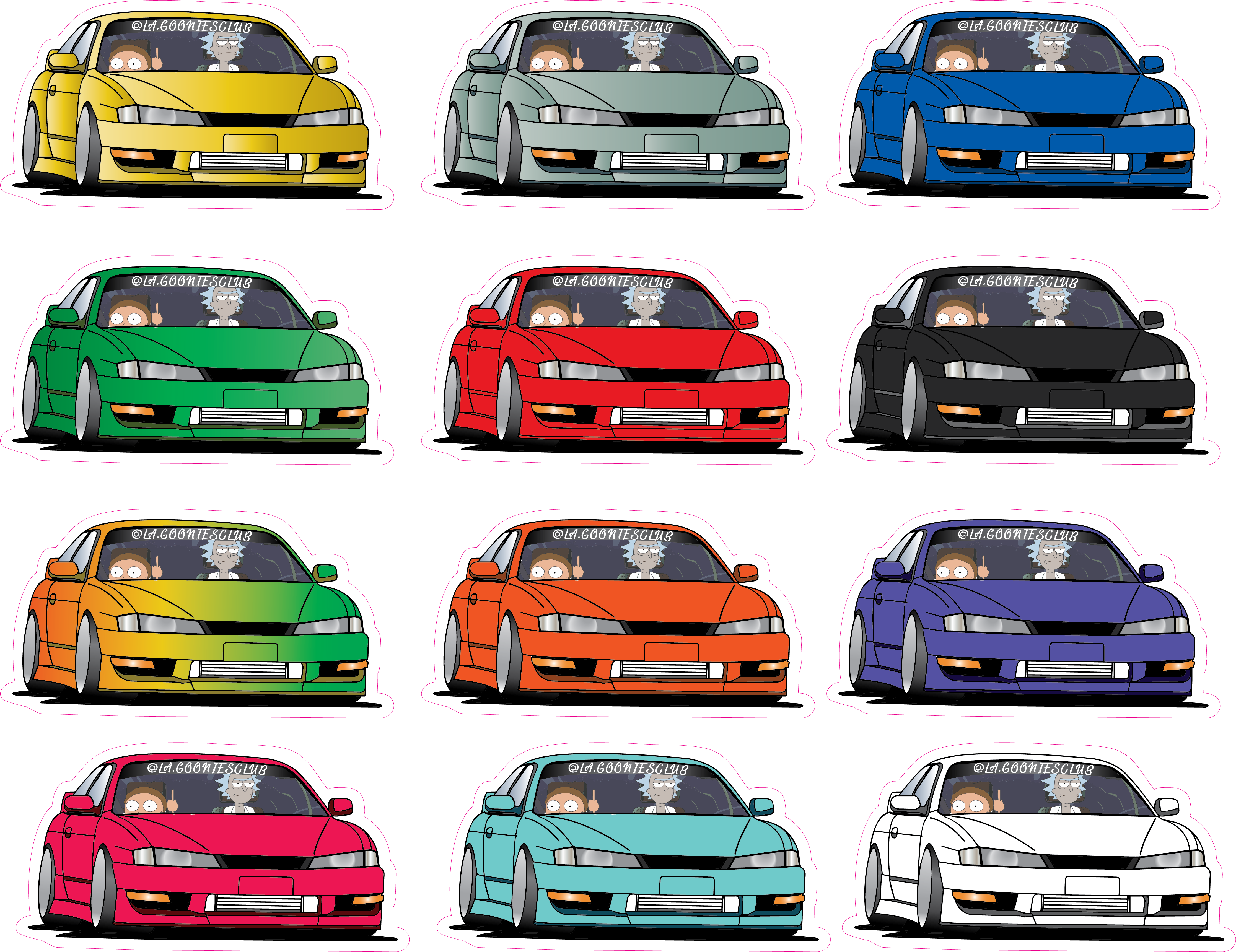 Image Of Kouki S14 Rick And Morty - Rick And Morty (4467x3441), Png Download