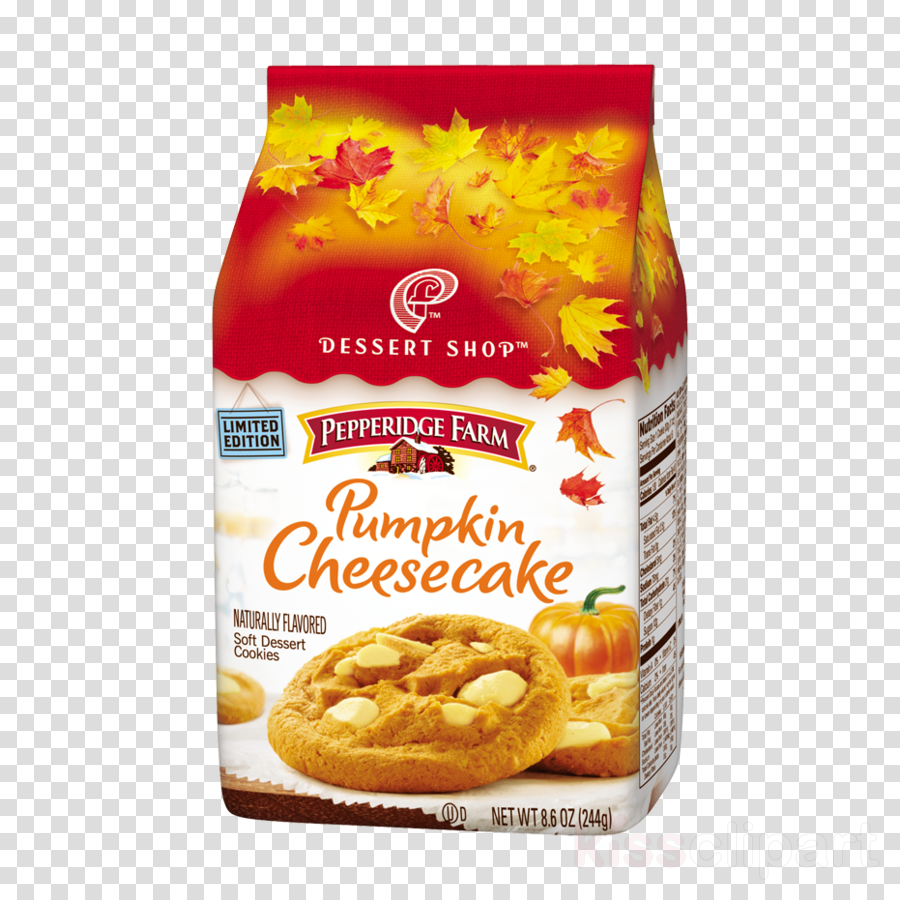 Pepperidge Farm Clipart Milano Pumpkin Spice Latte - Pepperidge Farm Pumpkin Cheesecake Cookies - 8.6 Oz (900x900), Png Download