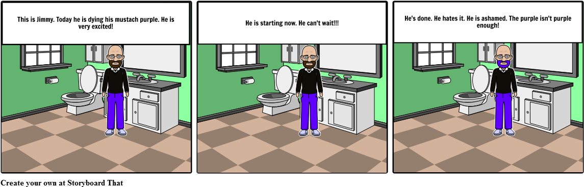 Jimmy's Mustache - Cartoon (1164x385), Png Download