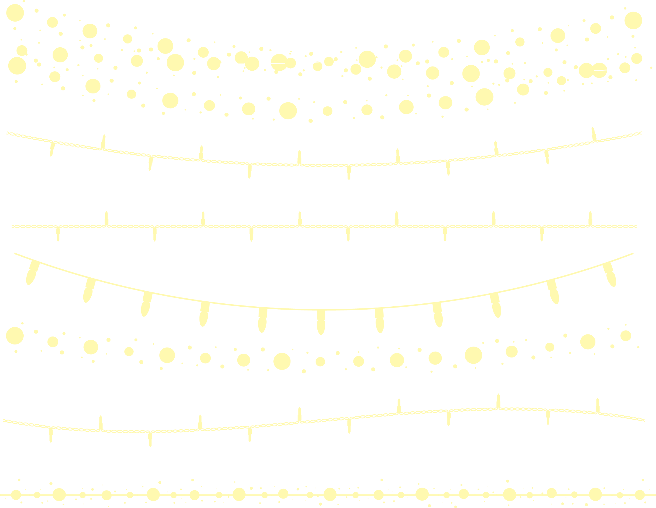 White String Lights Png Jpg Download - Vetor String Light Png (2220x1718), Png Download