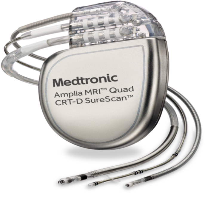 Medtronic Launches New Mri Cardiac Therapy Defibrillators - Amplia Mri Quad Crt D (800x700), Png Download