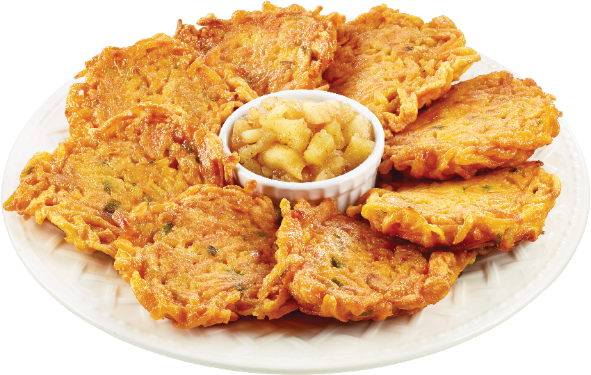 Sweet Potato Latkes From - Yummy Market (936x608), Png Download