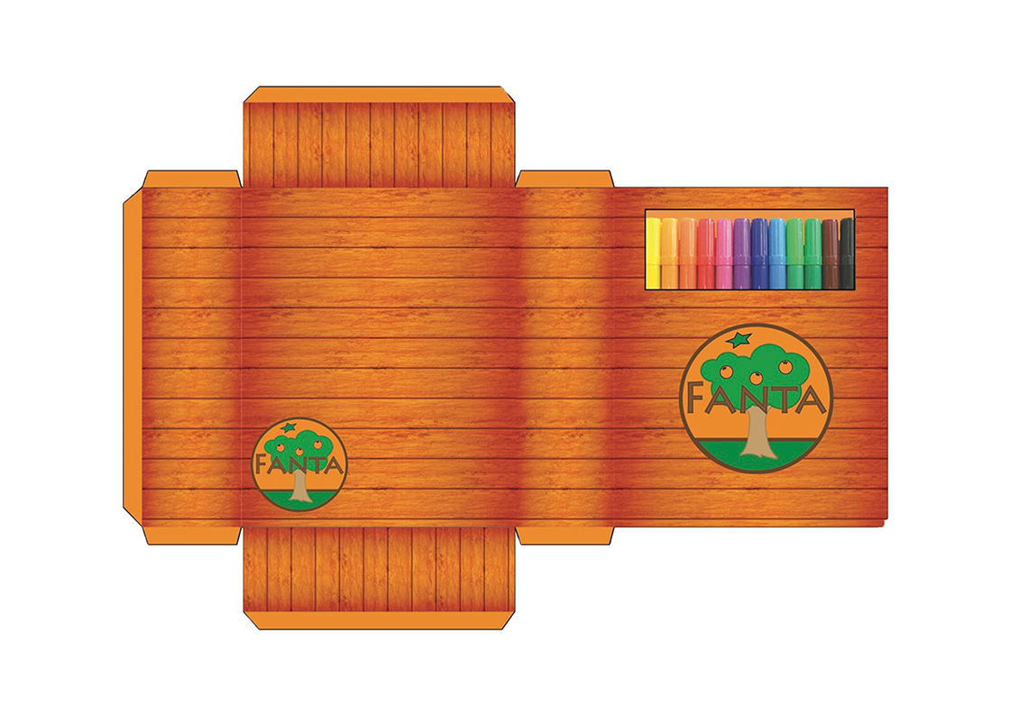 Fanta Packaging - Plywood (1400x990), Png Download