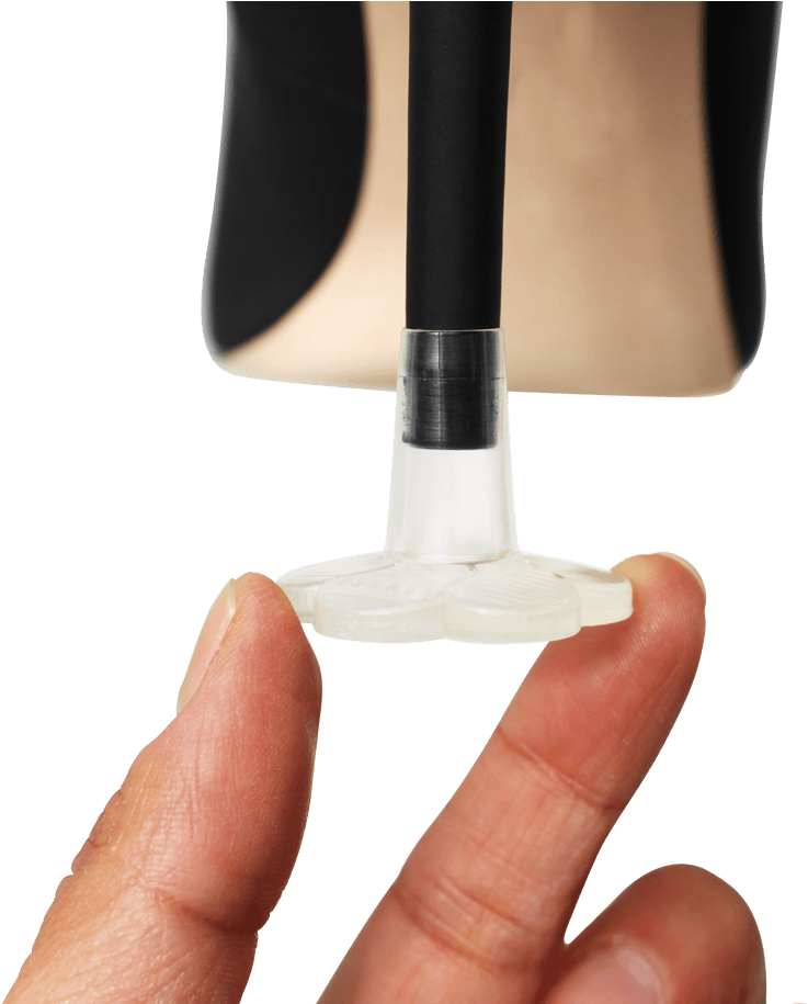 Clear Heel Protector Applied On High Heel - High-heeled Shoe (900x914), Png Download