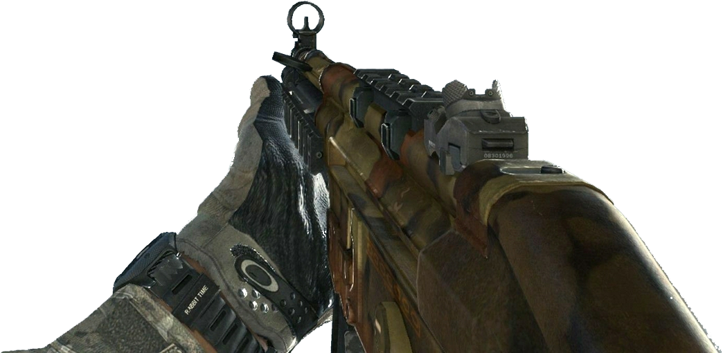Png - Mw3 Mp5 Gold (1155x627), Png Download