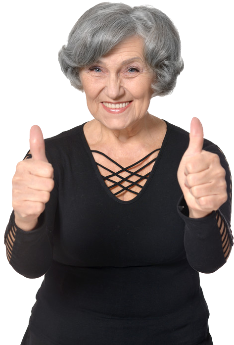 Tax Free - Old Good Looking Woman (532x800), Png Download