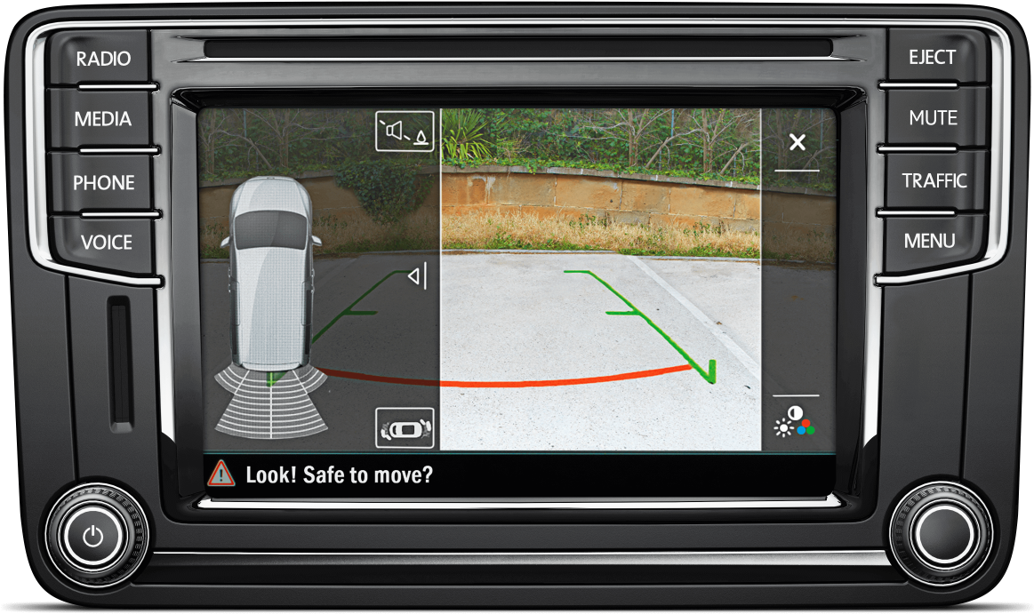 Rear View Camera2 - Vw Amarok Composition Media (1280x720), Png Download