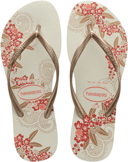 Some Of Our Work - Havaianas Womens Slim Organic Flip Flop White (678x678), Png Download