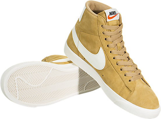 Nike Blazer Mid Vintage Suede Elementair Goud / Zeilzwart - Nike (650x650), Png Download