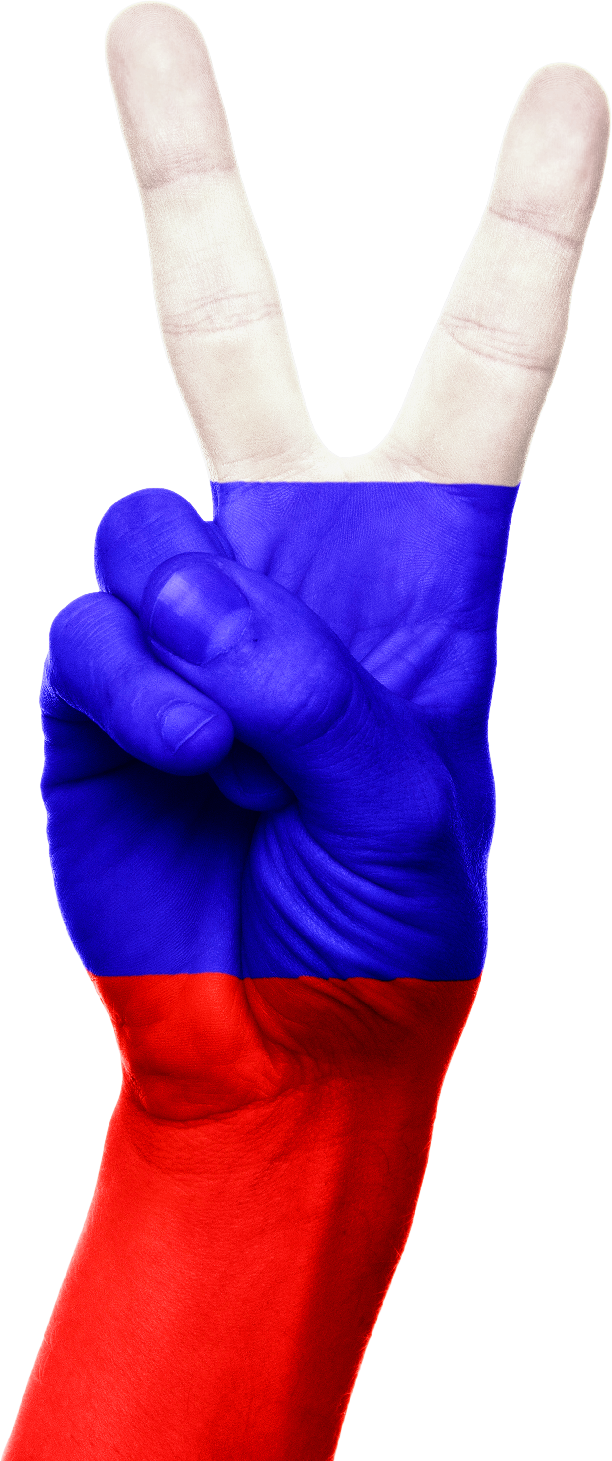 Russia Flag Hand Peace Victory 641553 - Russia With Love - Max Van Ray - Download (1437x3000), Png Download
