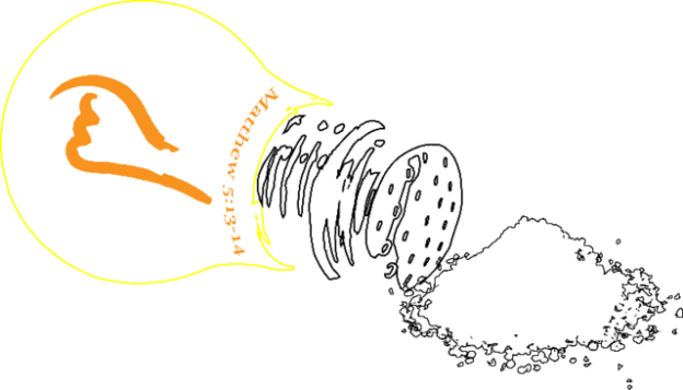 Be The Light And Salt - Salt And Light Png (624x357), Png Download