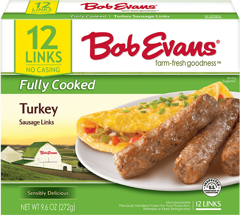 Bob Evans Fully Cooked Sausage Links (1000x1000), Png Download